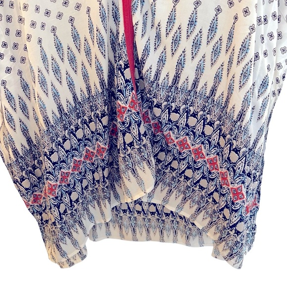 Swimsuits For All Kelsea cover up tunic in blue boho coral 18/20 - Picture 6 of 11